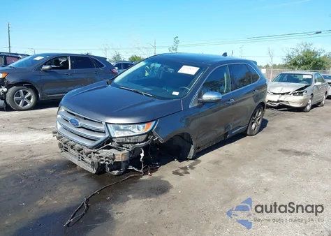 2015 Ford Edge Titanium из США, поврежденный, VIN 2FMTK3K92FBB56189